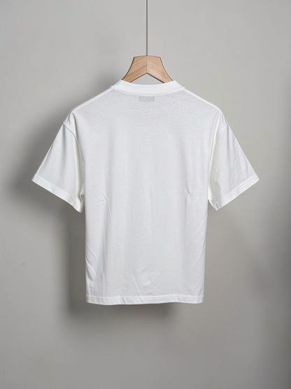 Silent Angels Oversized Graphic T-Shirt – Pristine White