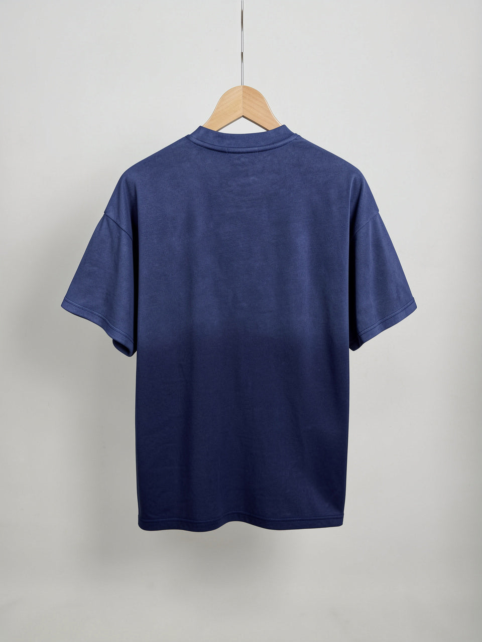 "No Mercy" Winged Reaper Oversized Tee – Midnight Navy