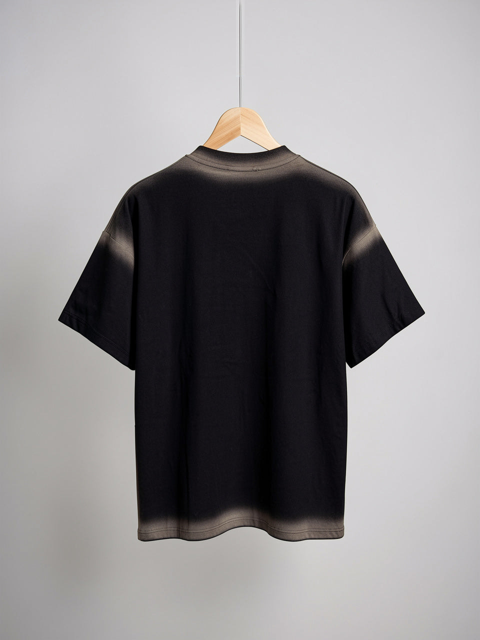 "No Surrender" Rhinestone Skull Heavyweight Tee – Sun-Faded Black