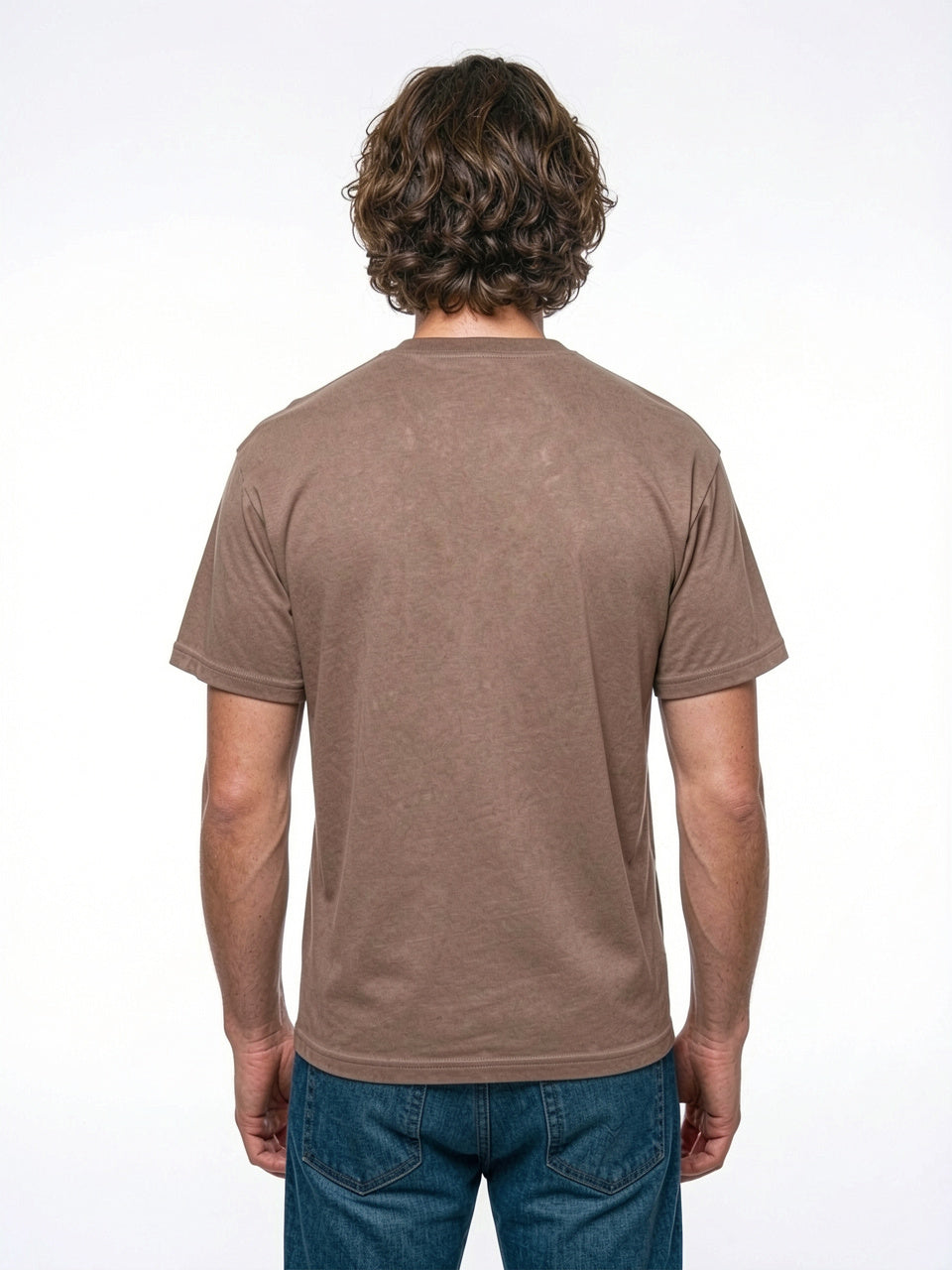 No Surrender Mineral Wash Graphic Heavyweight T-Shirt – Earth Brown