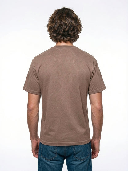 No Surrender Mineral Wash Graphic Heavyweight T-Shirt – Earth Brown