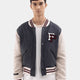 Classic FP Varsity Bomber Jacket – Grey / Beige