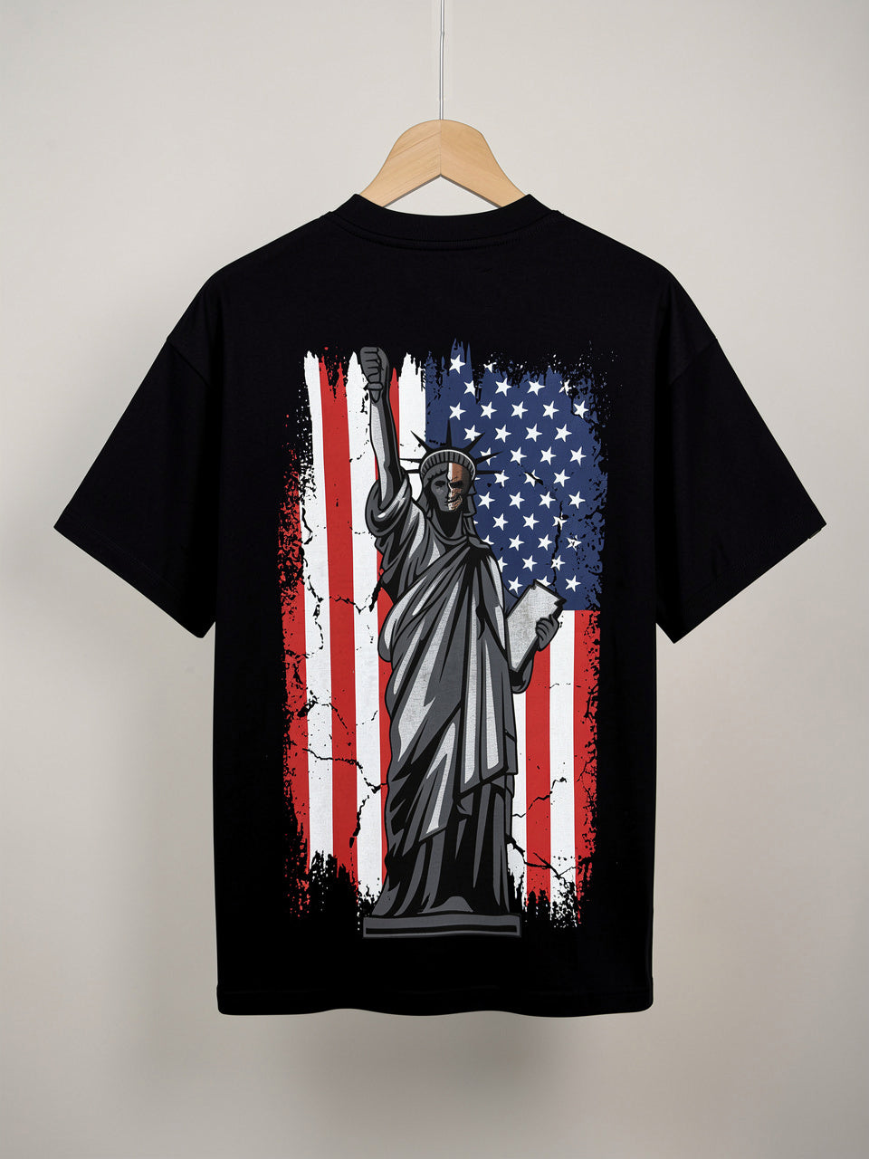 New York Liberty Skull Graphic Heavyweight T-Shirt