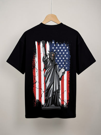 New York Liberty Skull Graphic Heavyweight T-Shirt