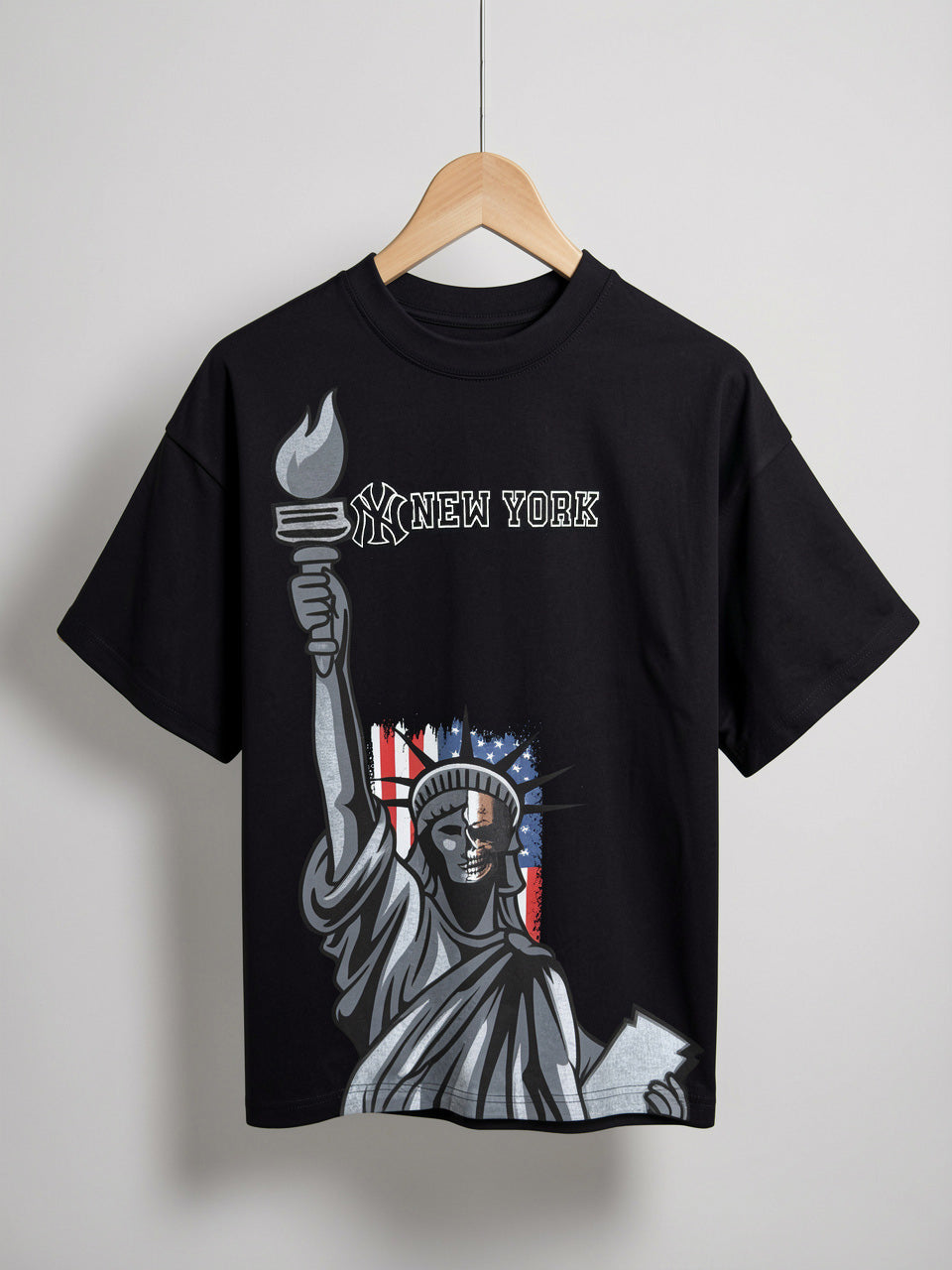New York Liberty Skull Graphic Heavyweight T-Shirt