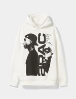 Tupac Shakur Vintage Graphic Pullover Hoodie – Cream